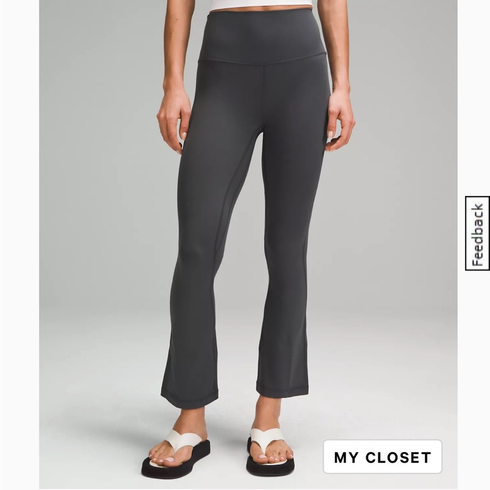 Lululemon gray Flared Leggings